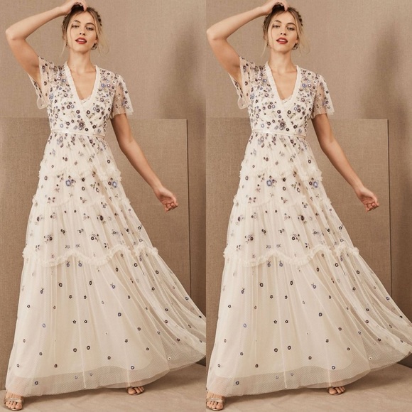 Needle & Thread Dresses & Skirts - BHLDN x Needle & Thread Prairie Flora Gown
